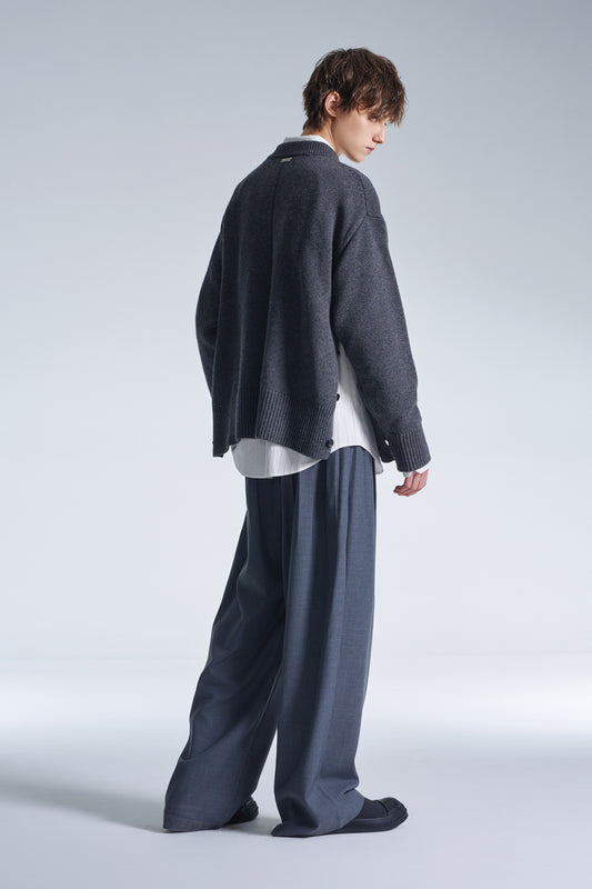 Cashmere Wool Hybrid Oversize Sweater