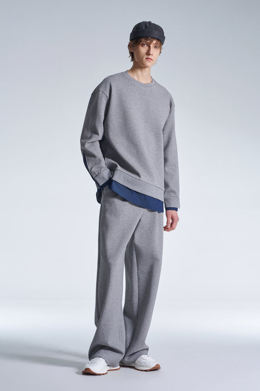 Honeycomb Knit Wide Leg Pants