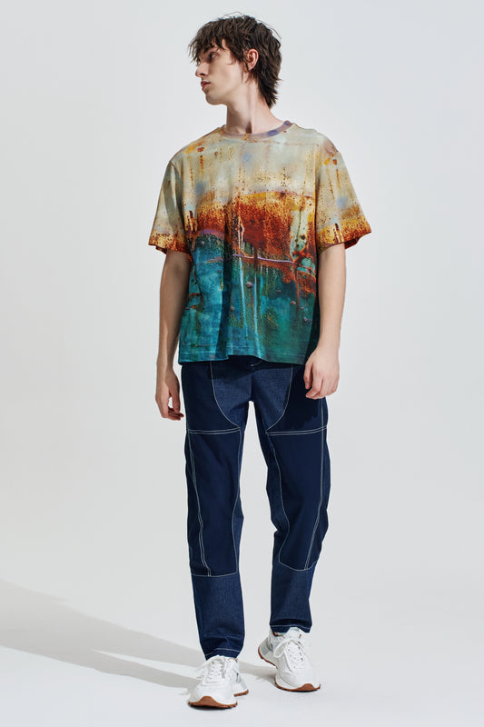 Rust Pattern Print Tee