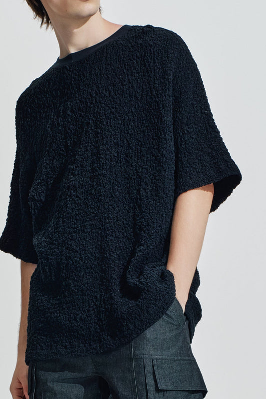 Oversize Smocking Woven Tee