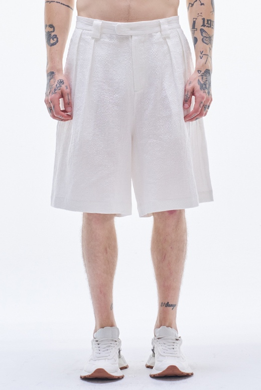 Linen Cotton Textured Short