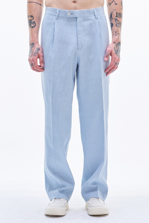 Crepe Cotton Regular Fit Pants