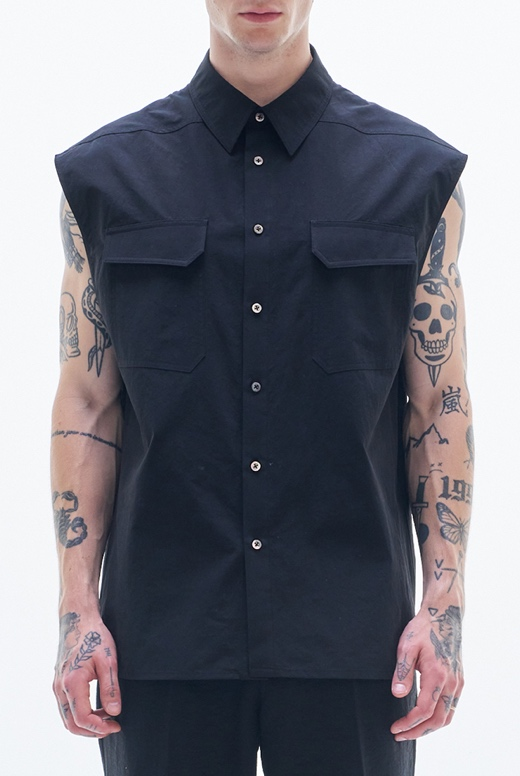 Cotton Sleeveless Shirt