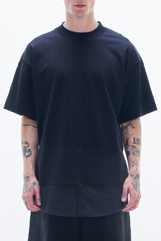 Tee With Shirt Layer