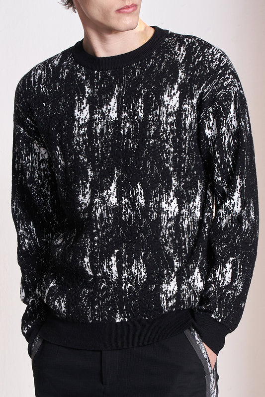 未加工パターンセーター