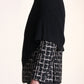 Stand Collar Wool Cape WIth Zipper
