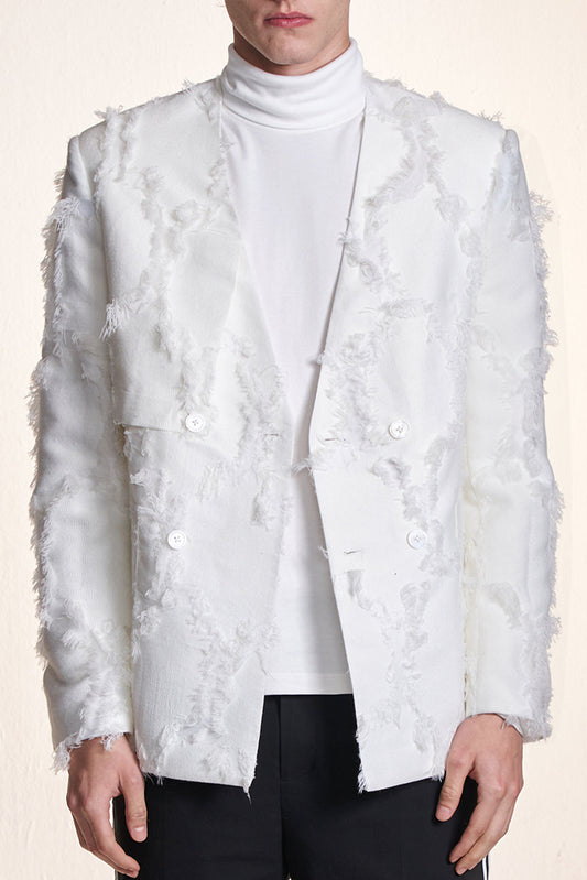 リップドテクスチャー DB ブレザー