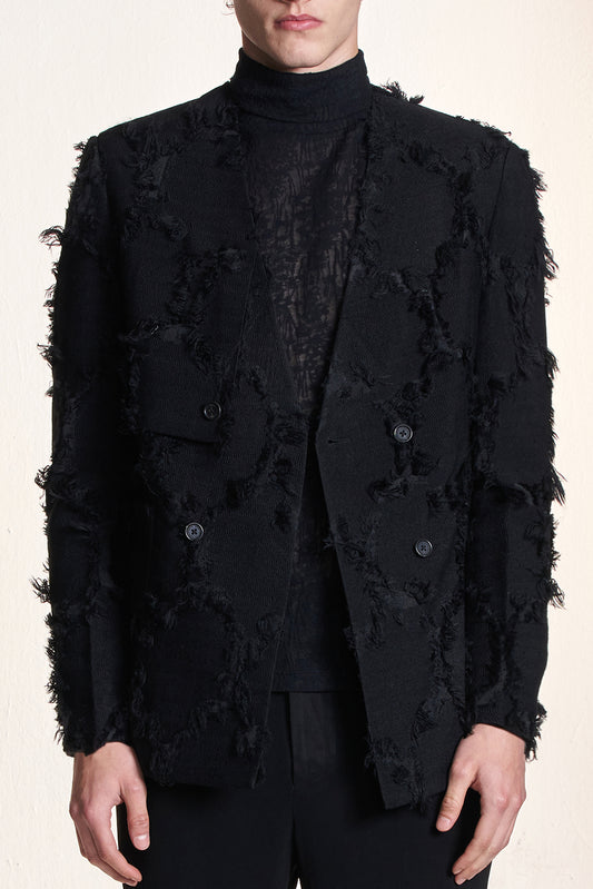 リップドテクスチャー DB ブレザー