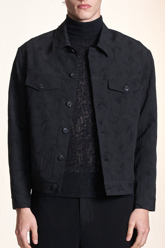 花柄刺繍ジャケット