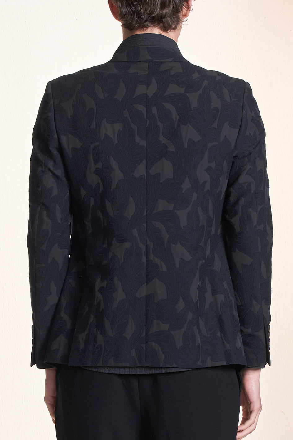 Floral Jacquard Blazer