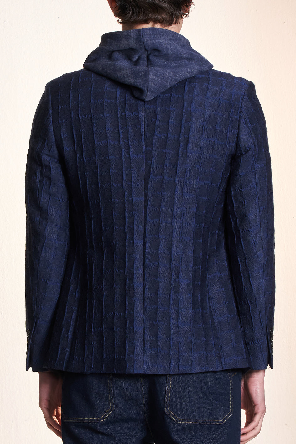 Checked Jacquard Blazer
