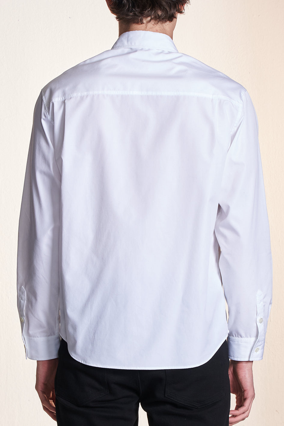 Shirt With String Flower Embroidery