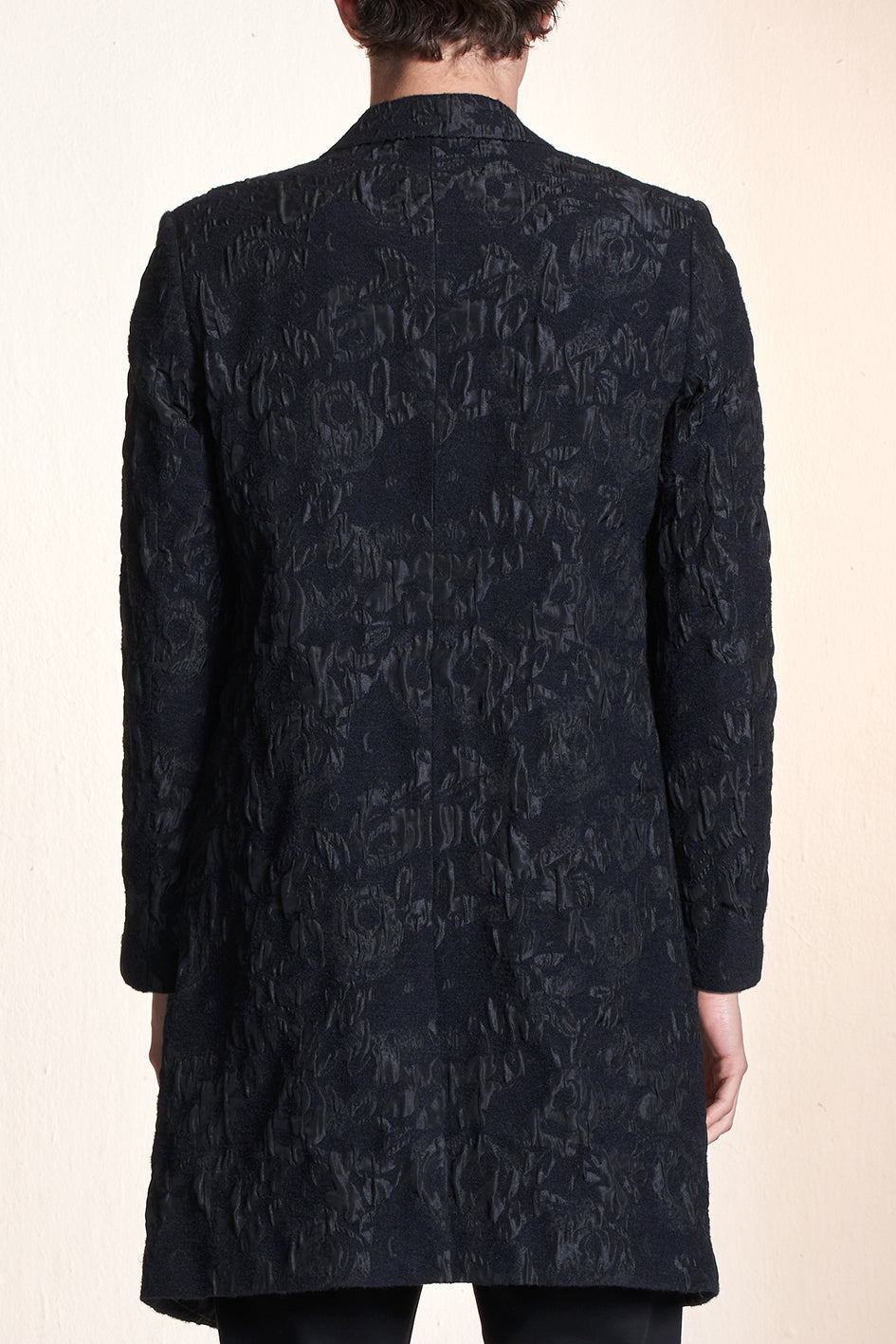 Floral Jacquard Coat