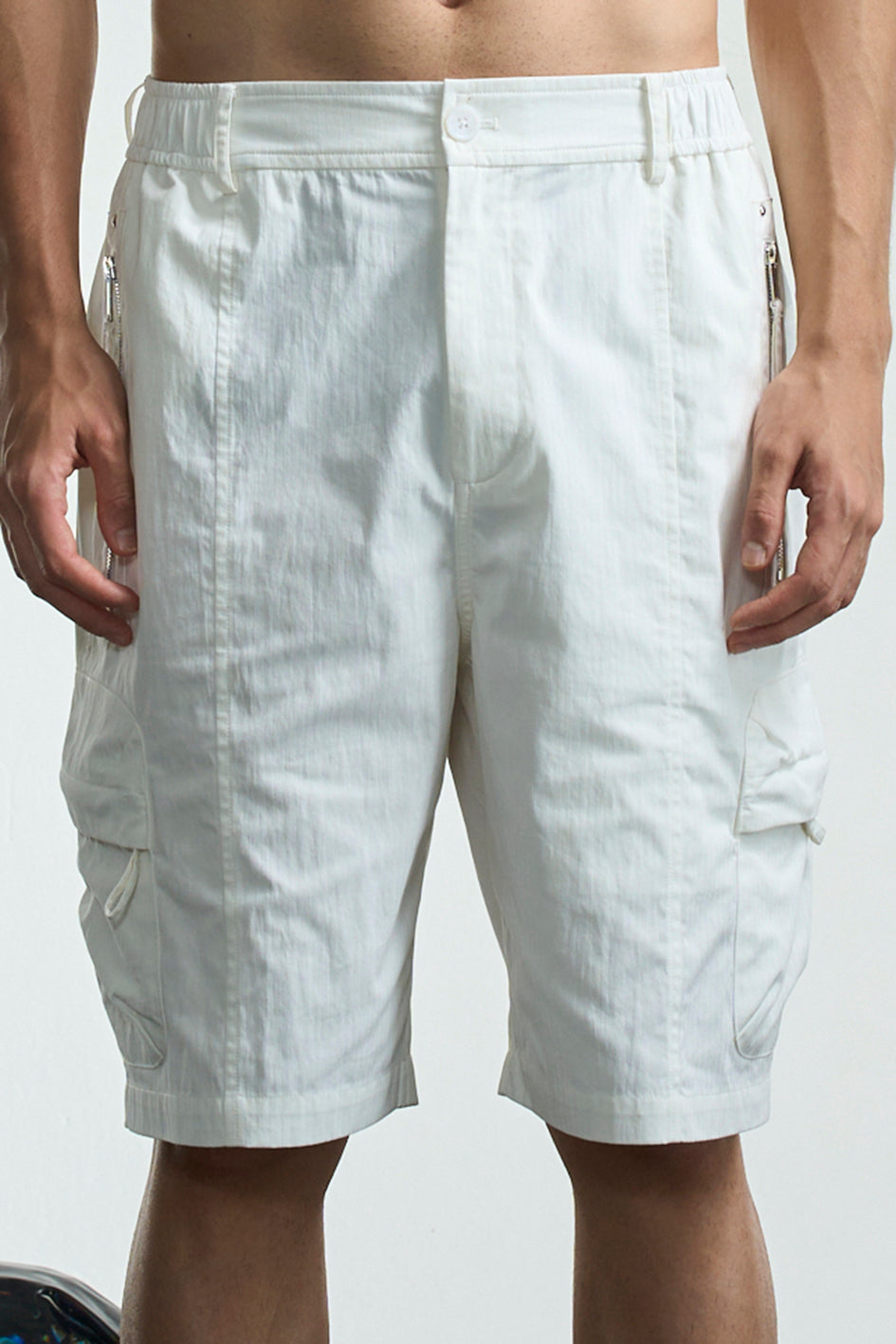 Cargo Shorts With Zipper Pockets