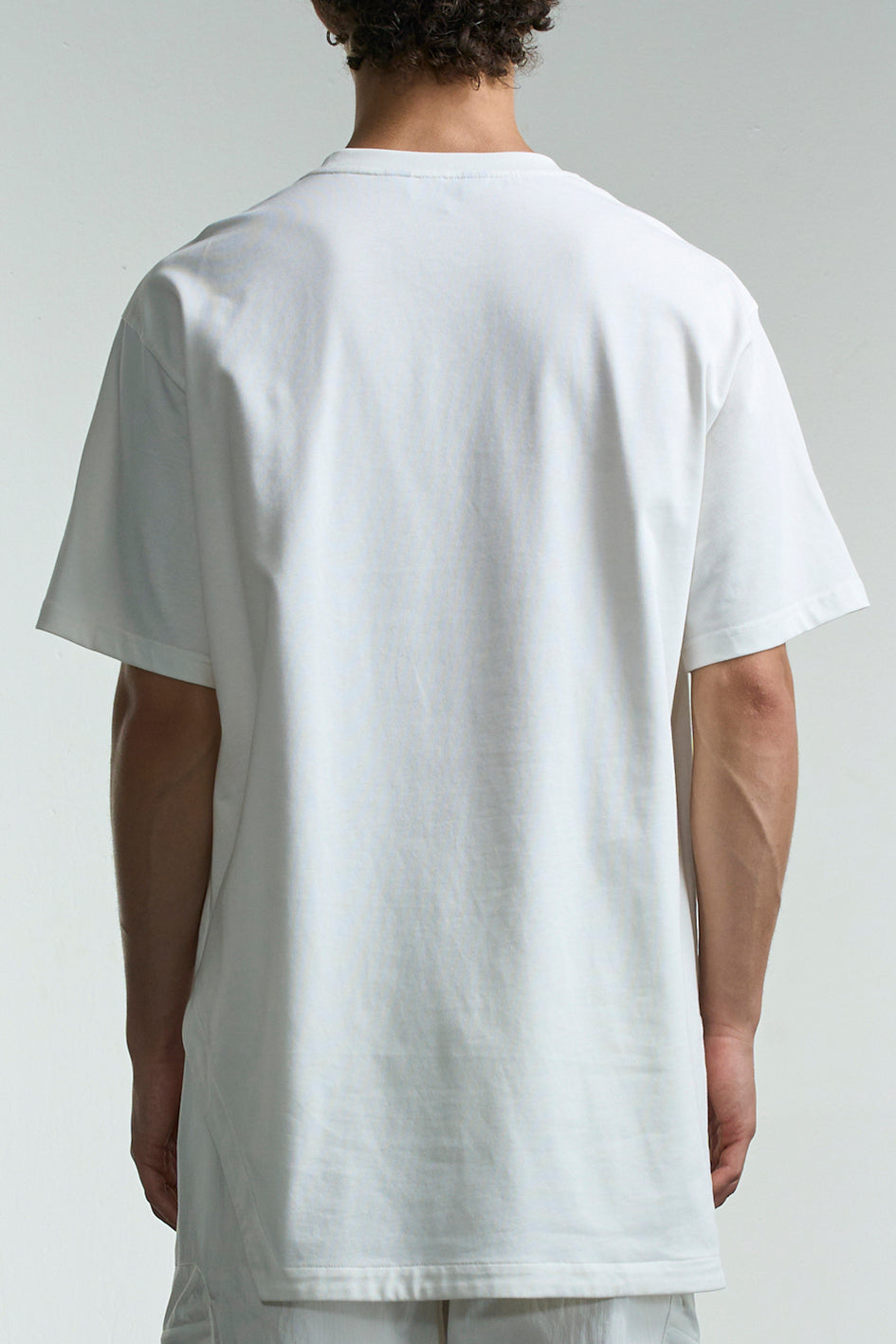 Tee With Asymmetric Hem & Strap