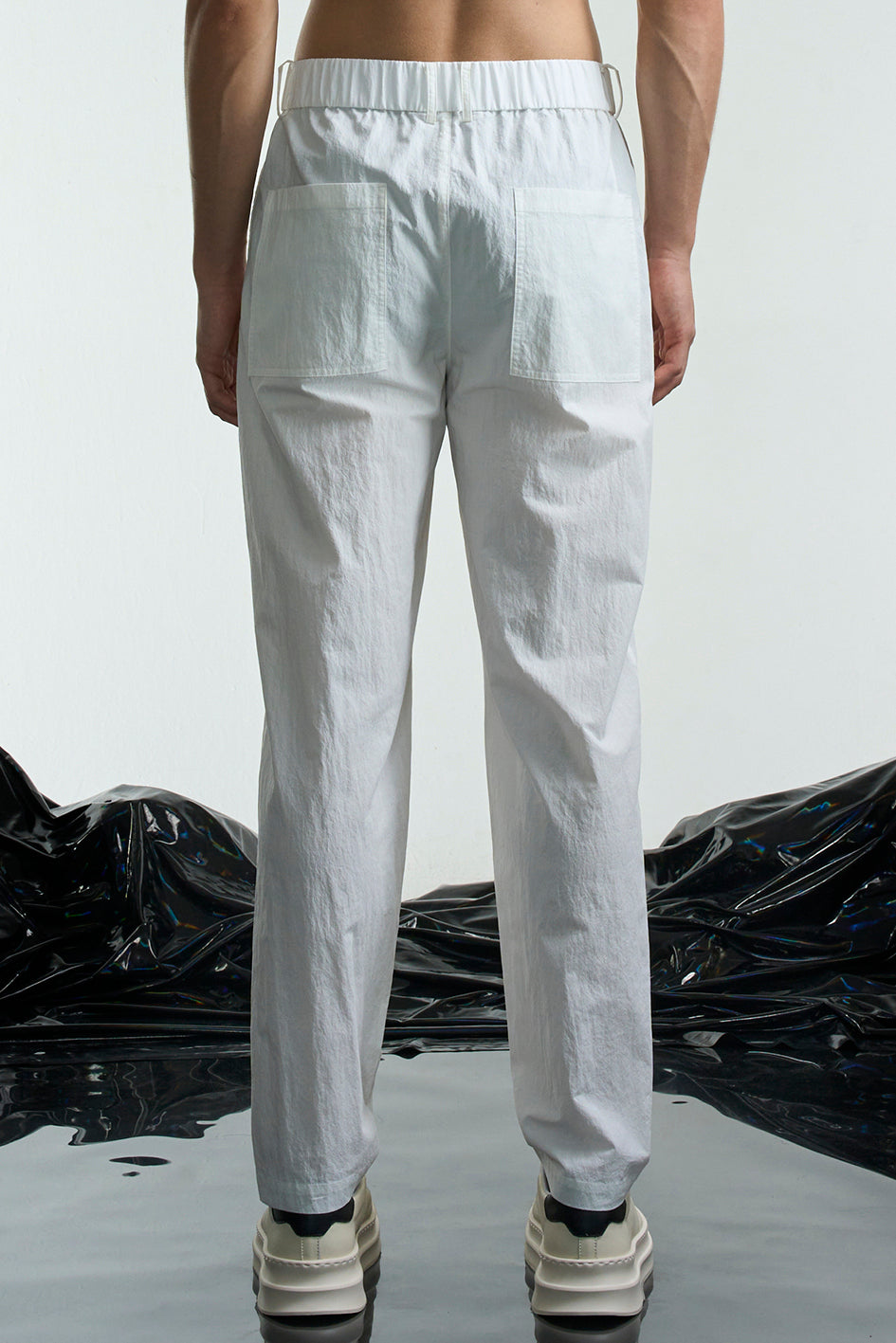 Regular Fit Washed Cotton Pants