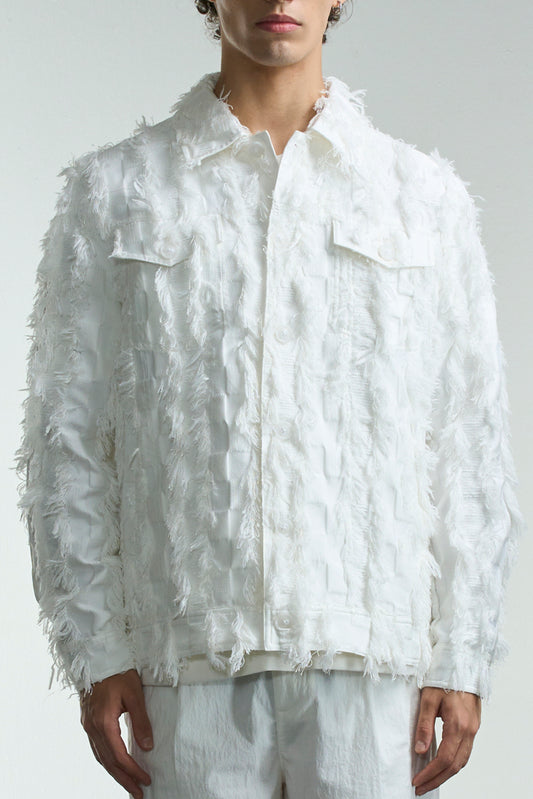 Fringed Fabric jacket