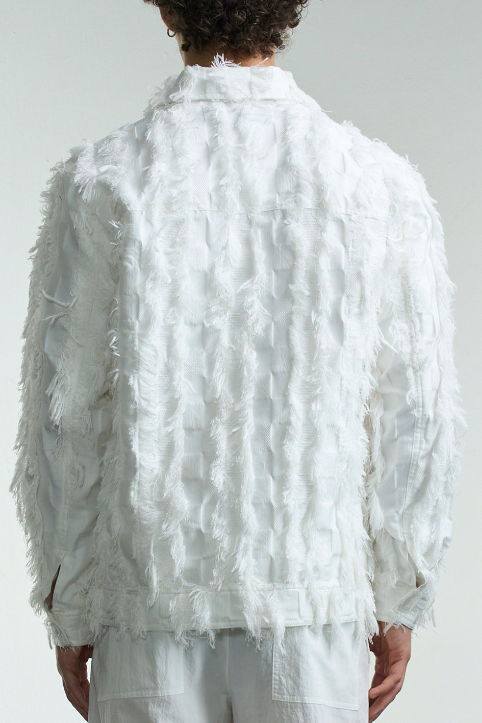 Fringed Fabric jacket