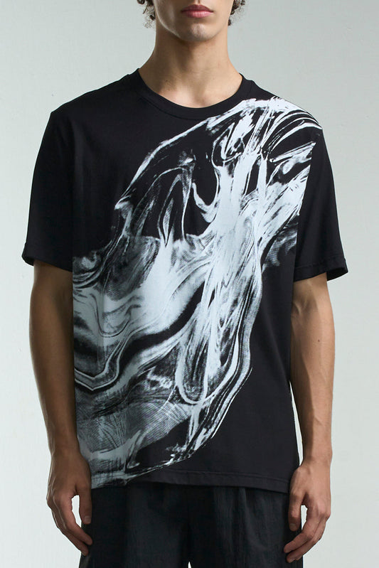 Flowing Liquid Print Tee
