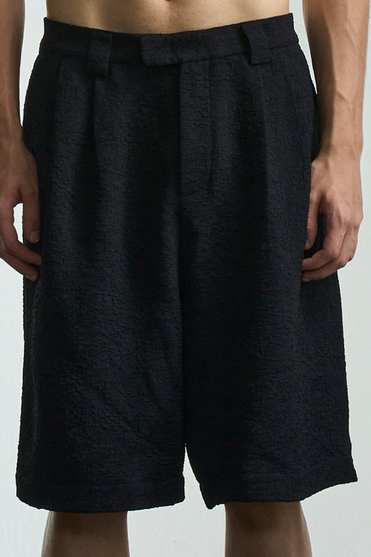 クレープ生地Aラインショーツ