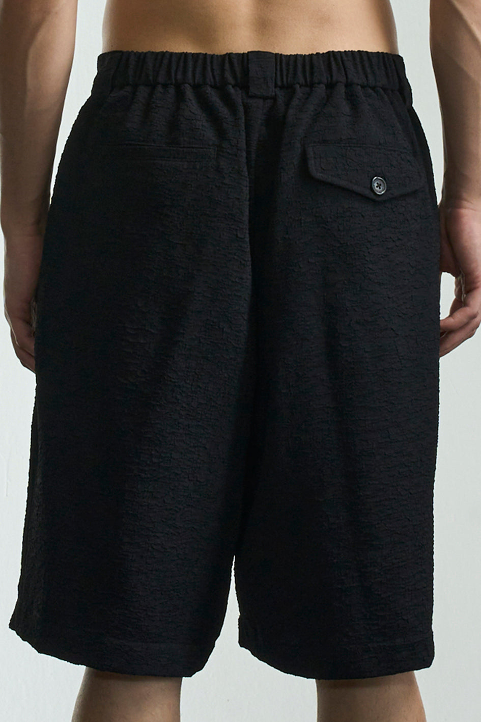 Crepe Fabric A Line Shorts