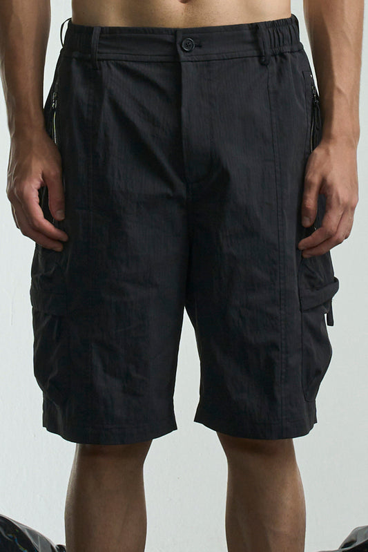 Cargo Shorts With Zipper Pockets