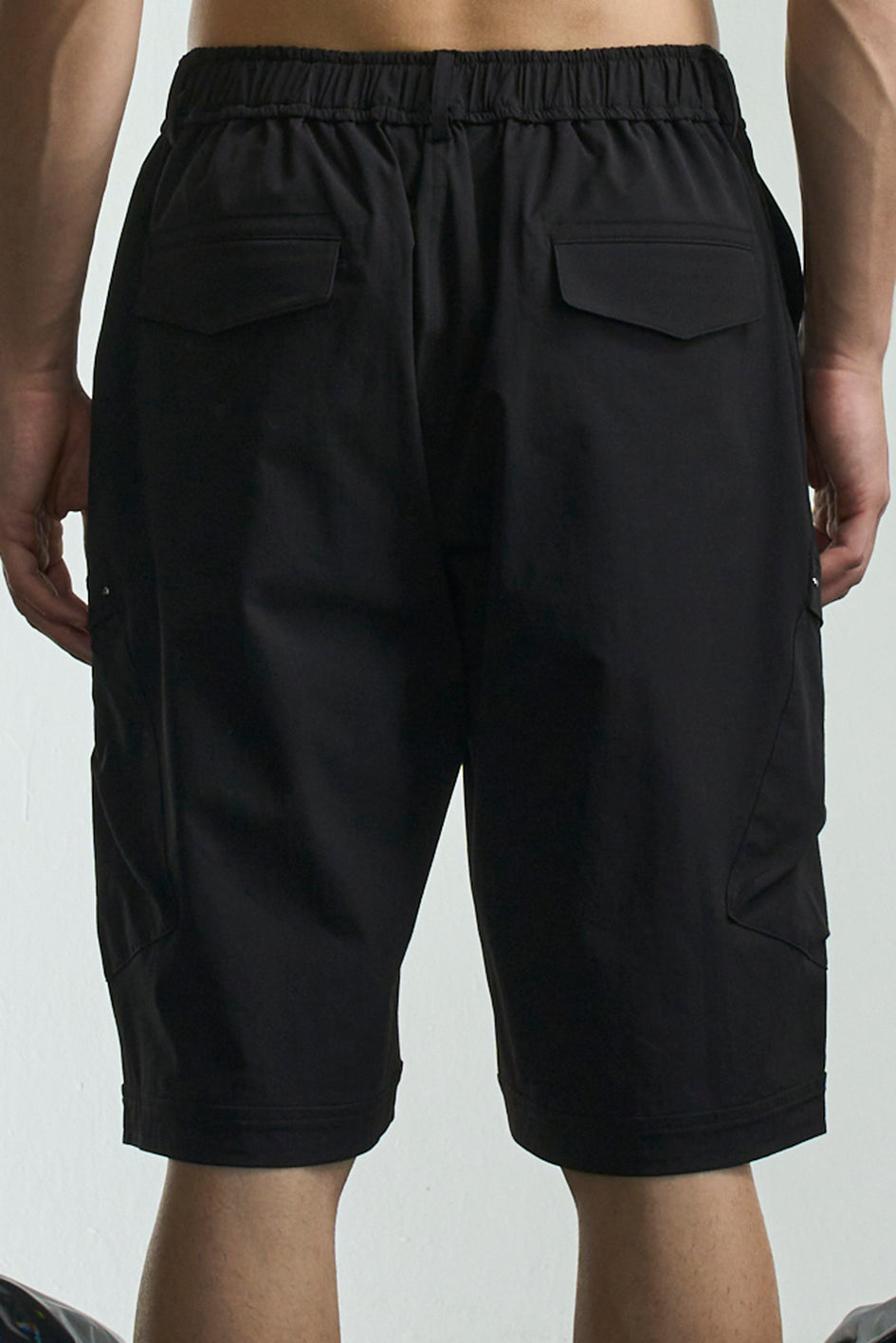 Cargo Shorts With Curl Zipper Pockets