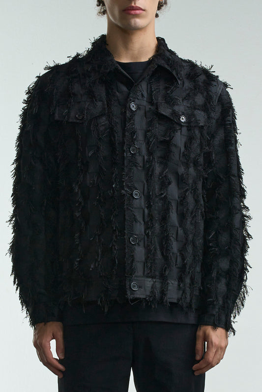 Fringed Fabric jacket
