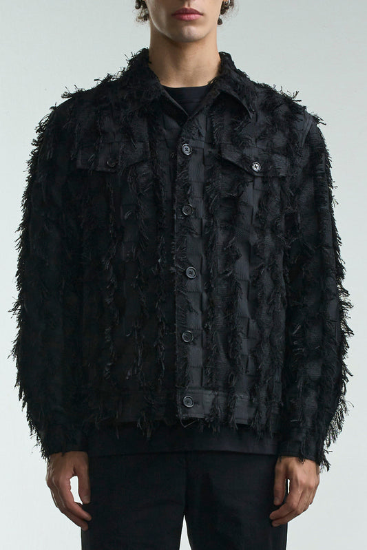 Fringed Fabric jacket