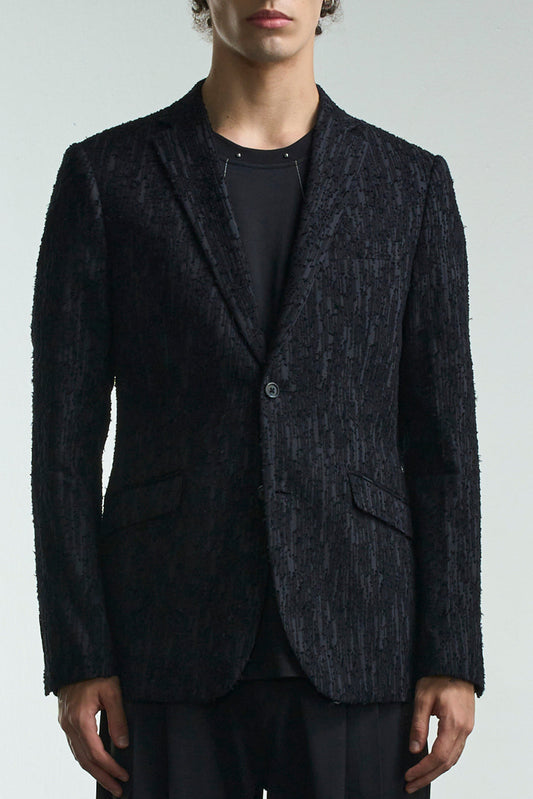 透け感のあるコットンブレザー