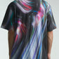 Tee With Color Liquid Print