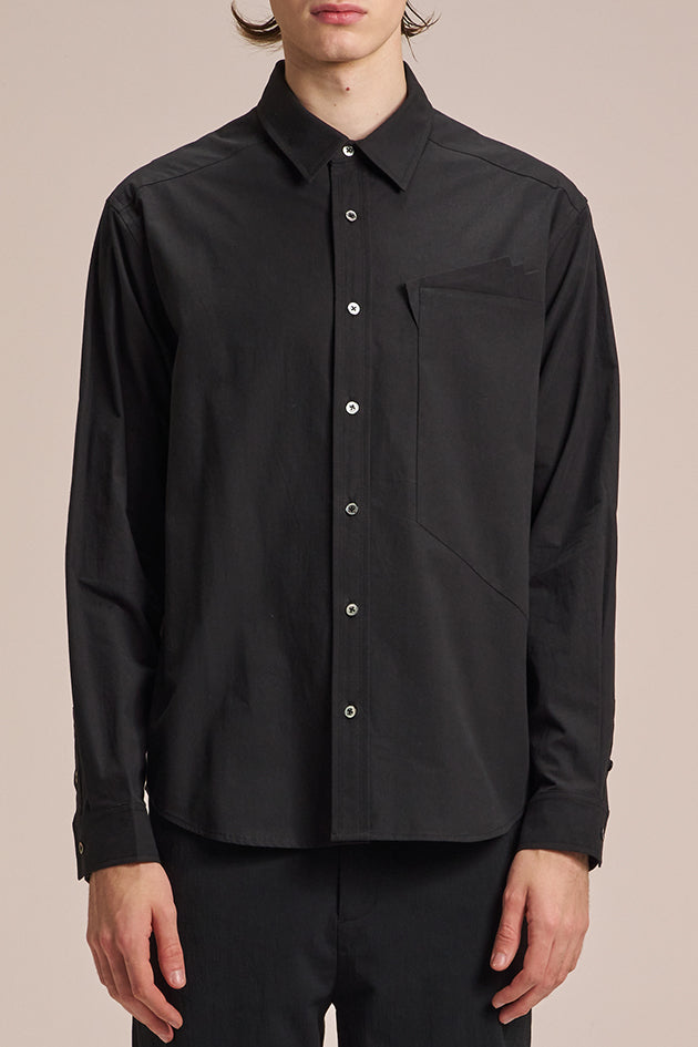 Shirt With Origami Pocket