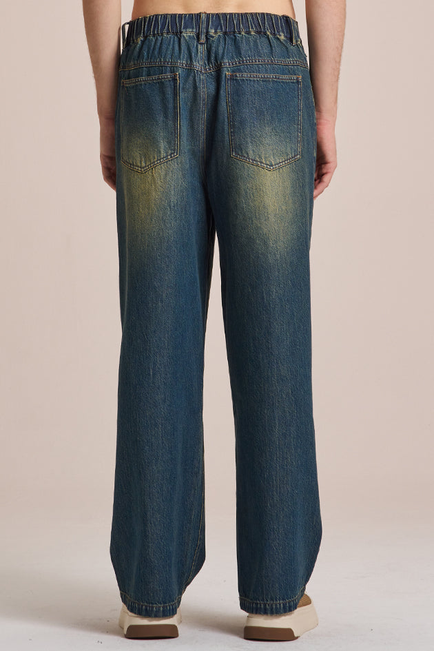 Baggy Fit Jeans With Darts