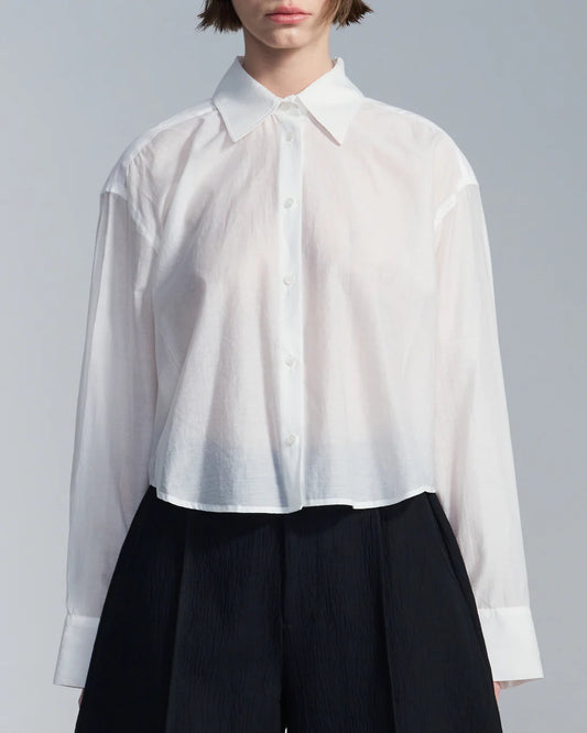 Cropped Cotton Shirt