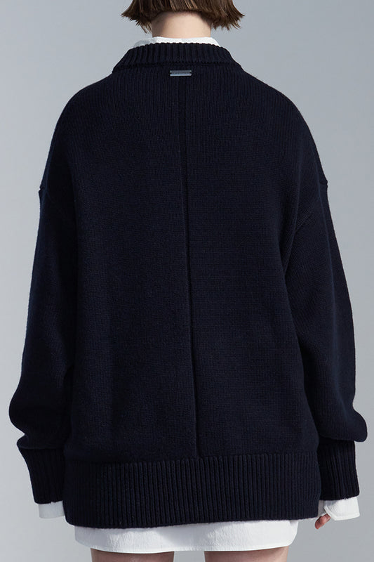 Oversized Round Neck Sweater