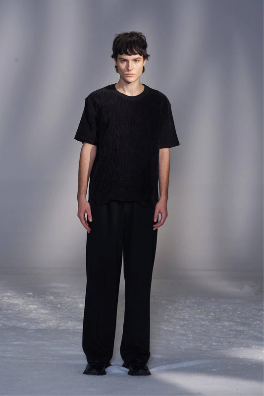 Moleskin Wide Leg Knit Pants