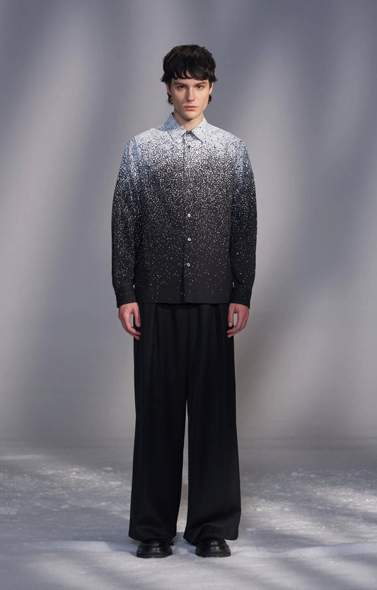Snowflake-Printed Shirt