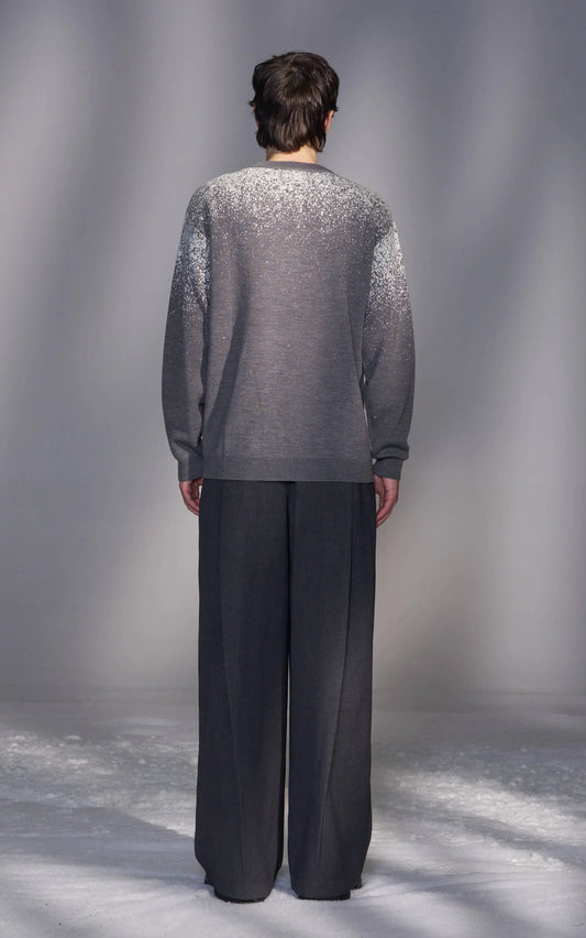 Wide-Leg Big-Pleated Pants