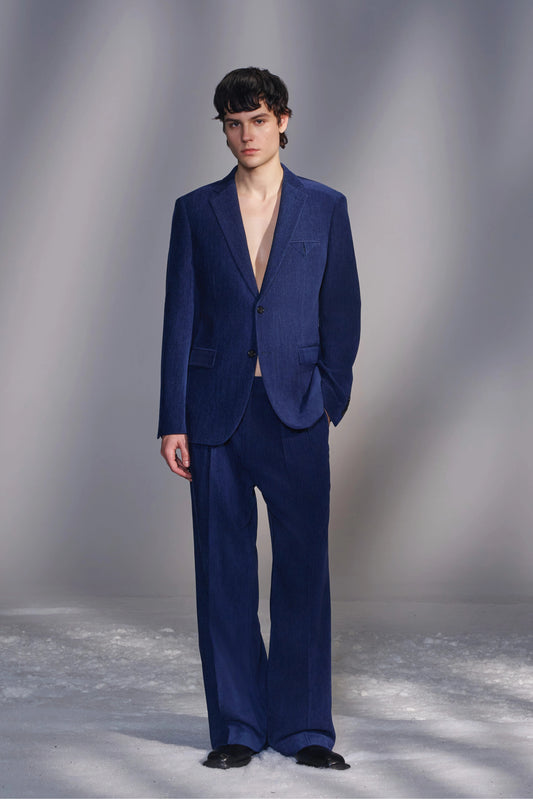 Moleskin 2-Button Tailored Blazer