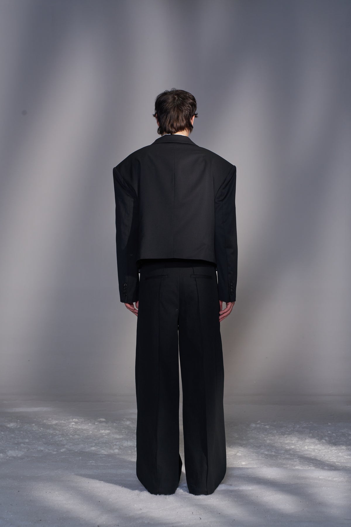 Wrapped Wide-Leg Pants