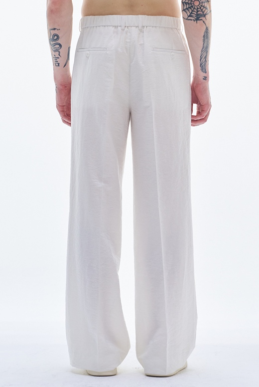 Viscose Linen Bell Bottom Pants