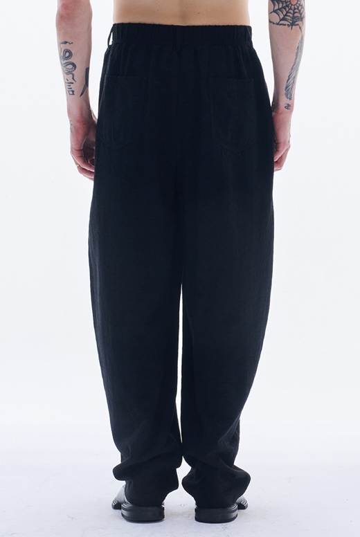 Rayon Cotton Curved Leg Pants