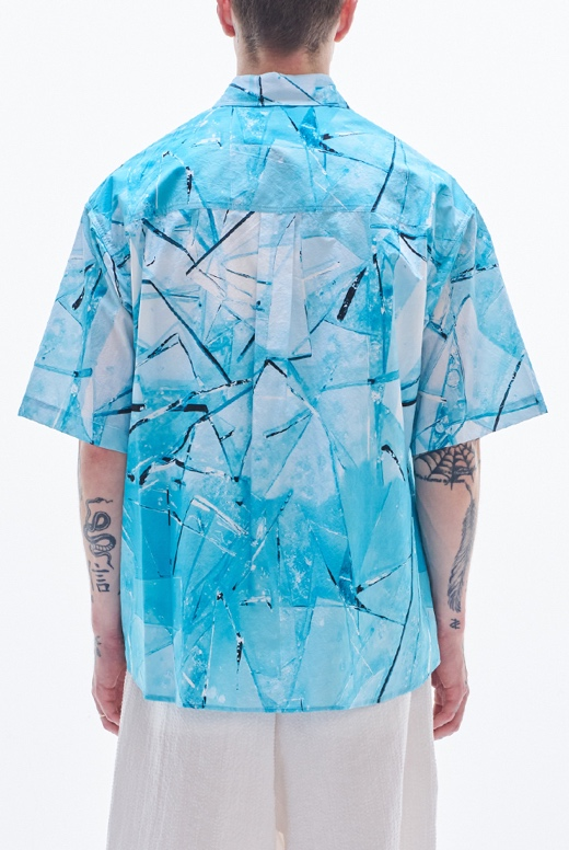 Shirt With Glass Digital Print