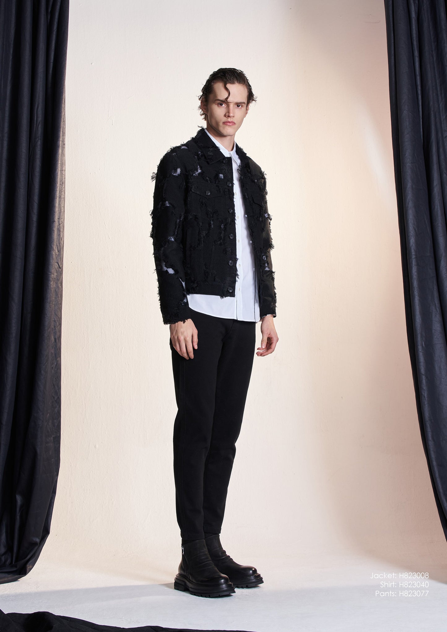 Ripped Texture Jacket