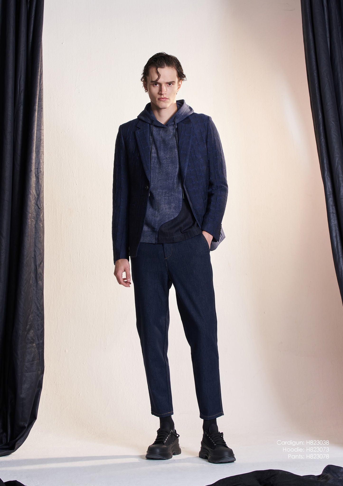 Checked Jacquard Blazer