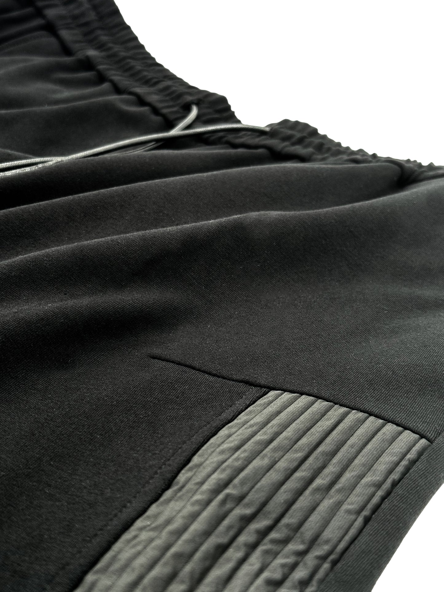 Jogging Pants With Fabric Contrast