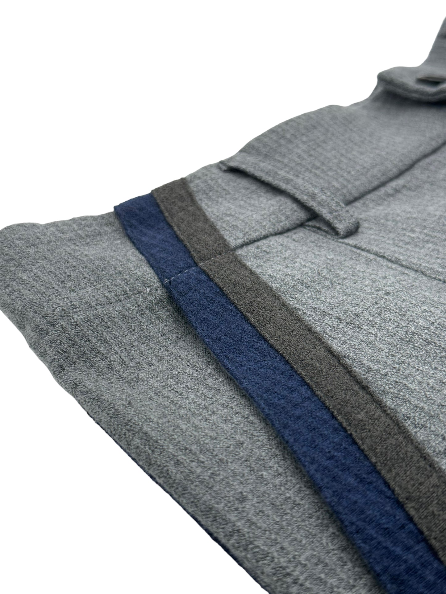 Slim Fit Pants With Color Trim