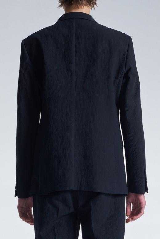 Creped Cotton Standard Fit Blazer