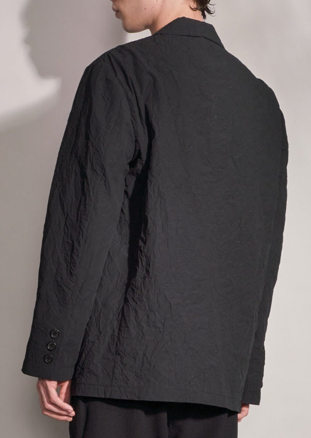 Wrinkle Pleated Loose Fit Blazer Harrison Wong