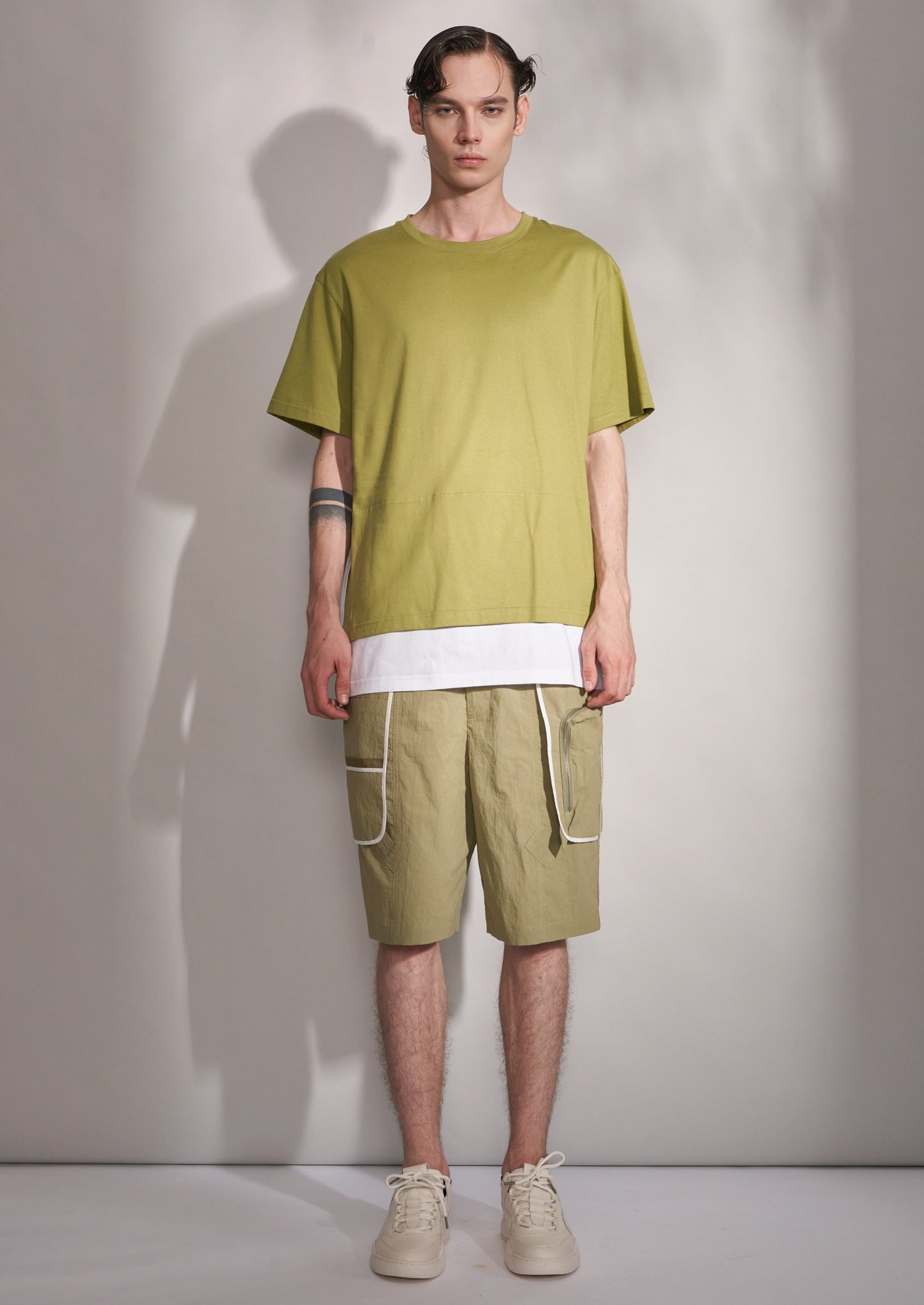 Fake Layer Tee With Color Contrast Harrison Wong